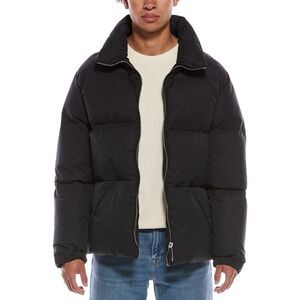 Khrisjoy Mens Oversized Bomber Jacket, Black